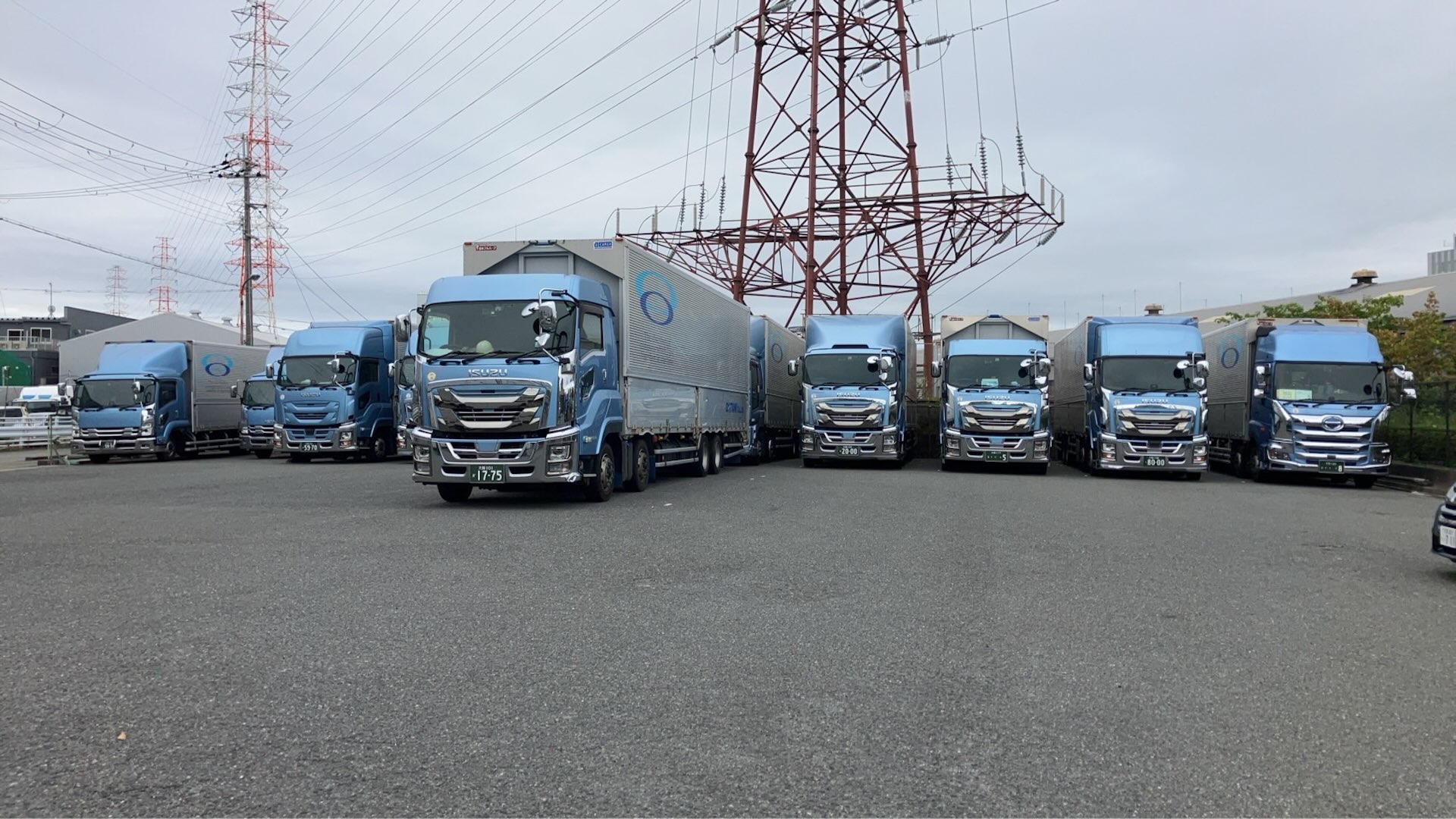 会社のトラック写真